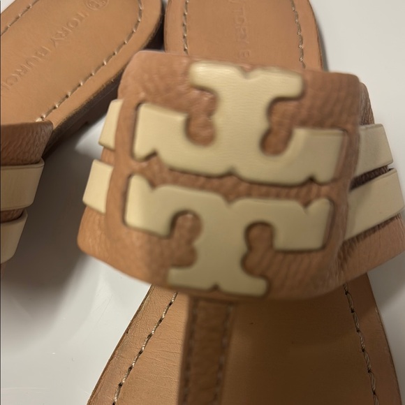 Tory Burch Tan and Cream Women's Sandals - Picture 4 of 5